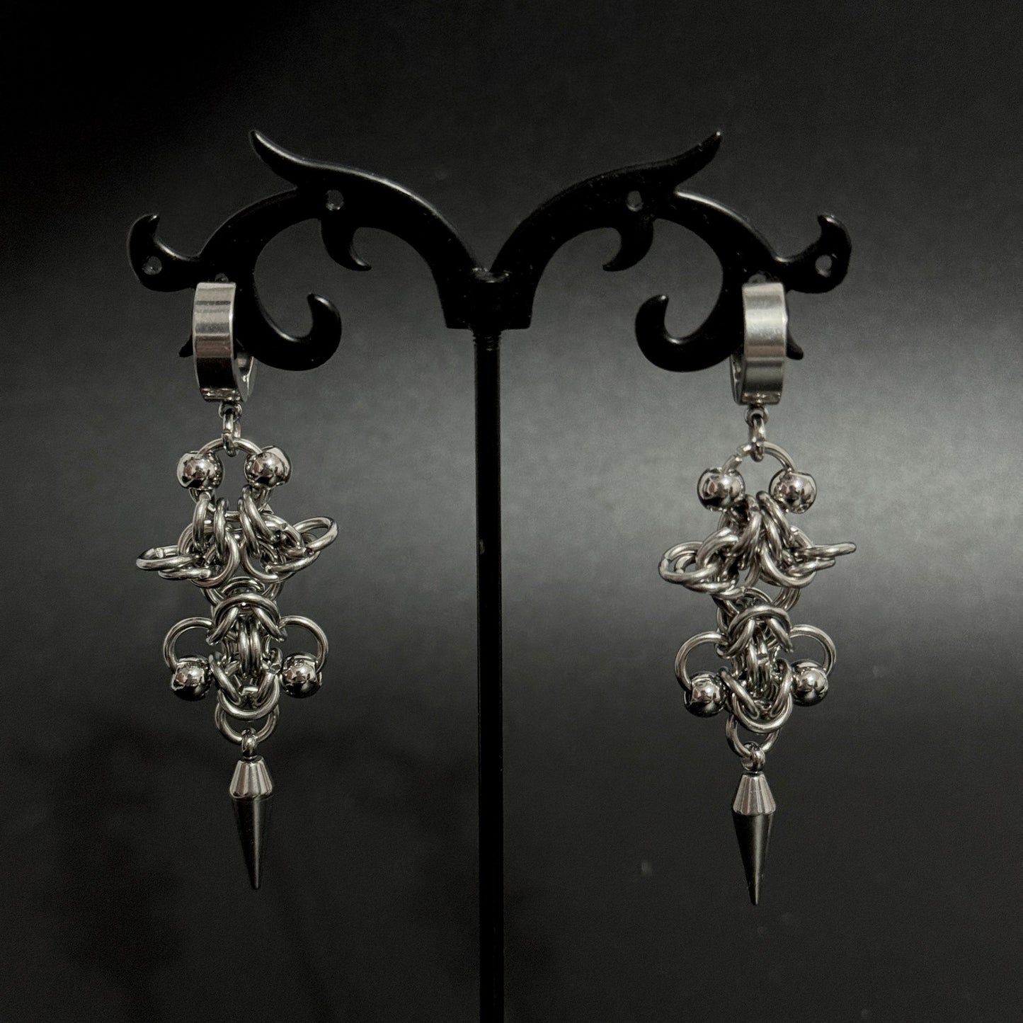 solstice earrings display