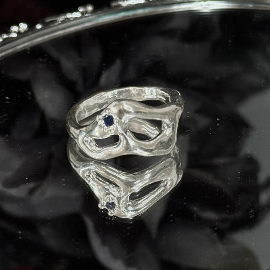 Drip Gemstone Ring Styled